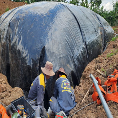 BÁO GIÁ TÚI BIOGAS 200 KHỐI – 400 KHỐI | CÔNG TY TUẤN BIOGAS