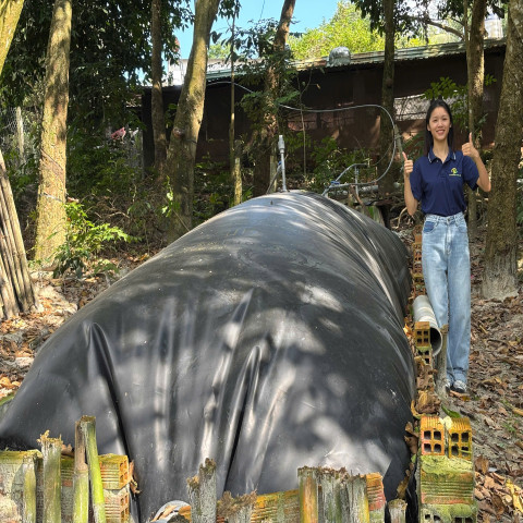 TÚI BIOGAS VUÔNG 6 KHỐI