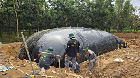 Chi phí lắp đặt túi biogas trọn gói | Báo giá túi biogas nông hộ 6 khối - 8 khối
