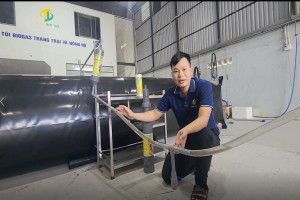 Túi Biogas Hà Tĩnh - Túi Biogas 6 Khối- 400 Khối | Giải Pháp Xử Lý Chất Thải Hiệu Quả