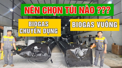 So sánh túi biogas – Nên chọn túi biogas nào?