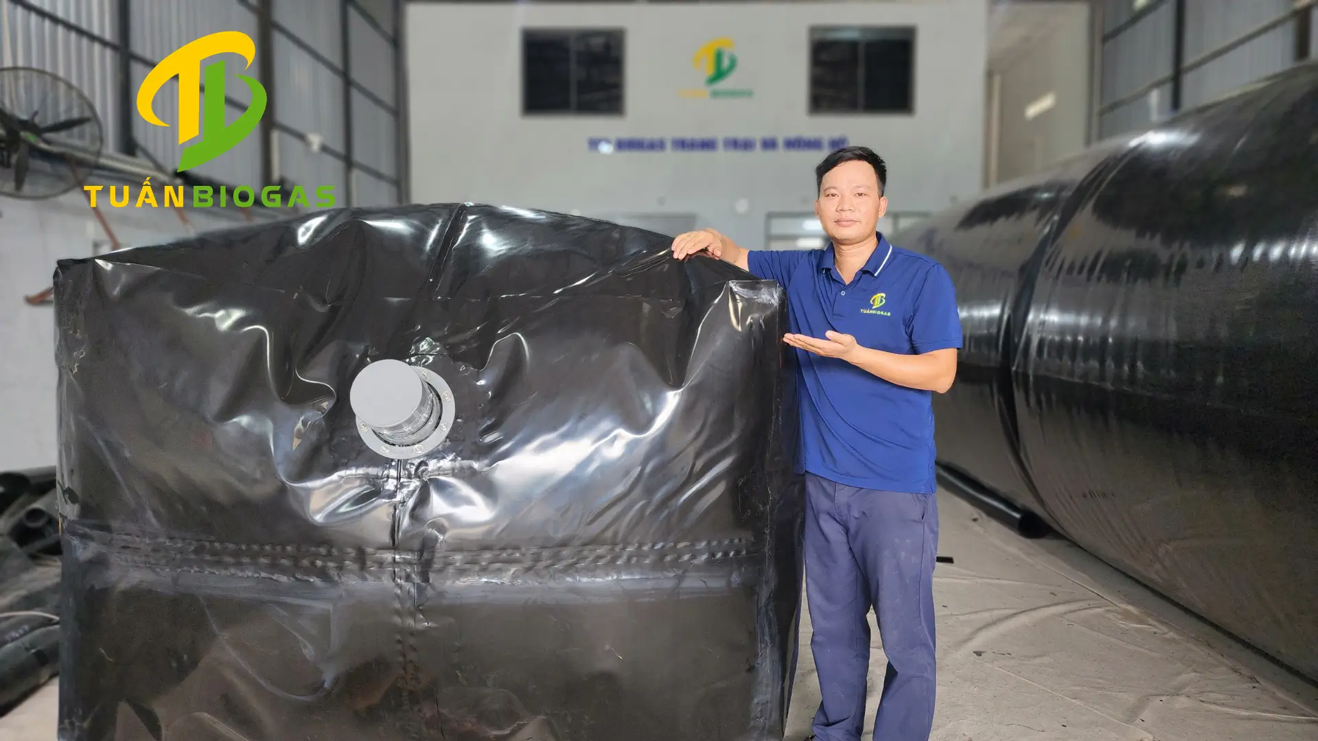 túi biogas vuông