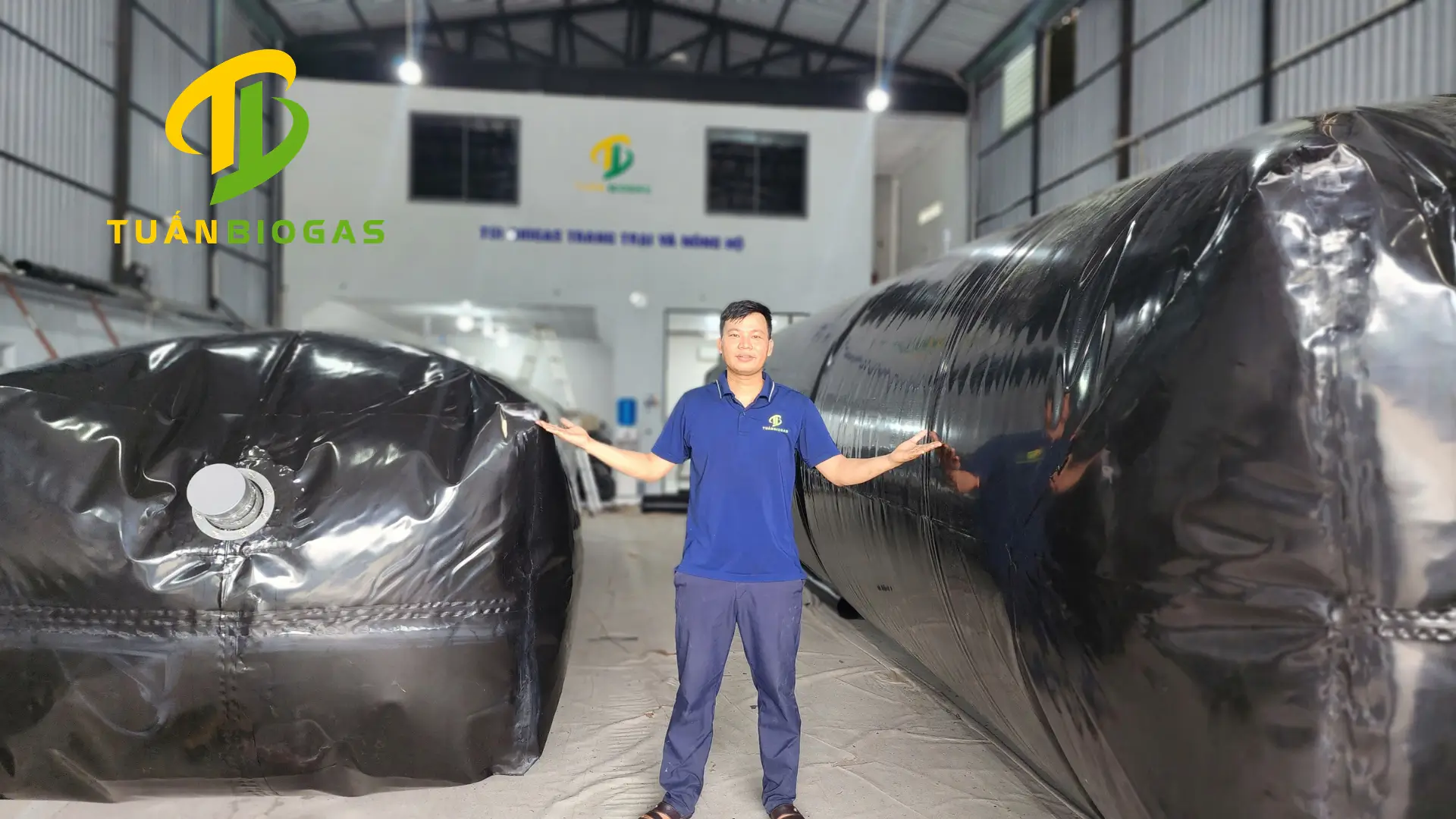 Bạt nhựa HDPE nguyên sinh 100% được Tuấn Biogas sử dụng cho toàn bộ sản phẩm túi biogas
