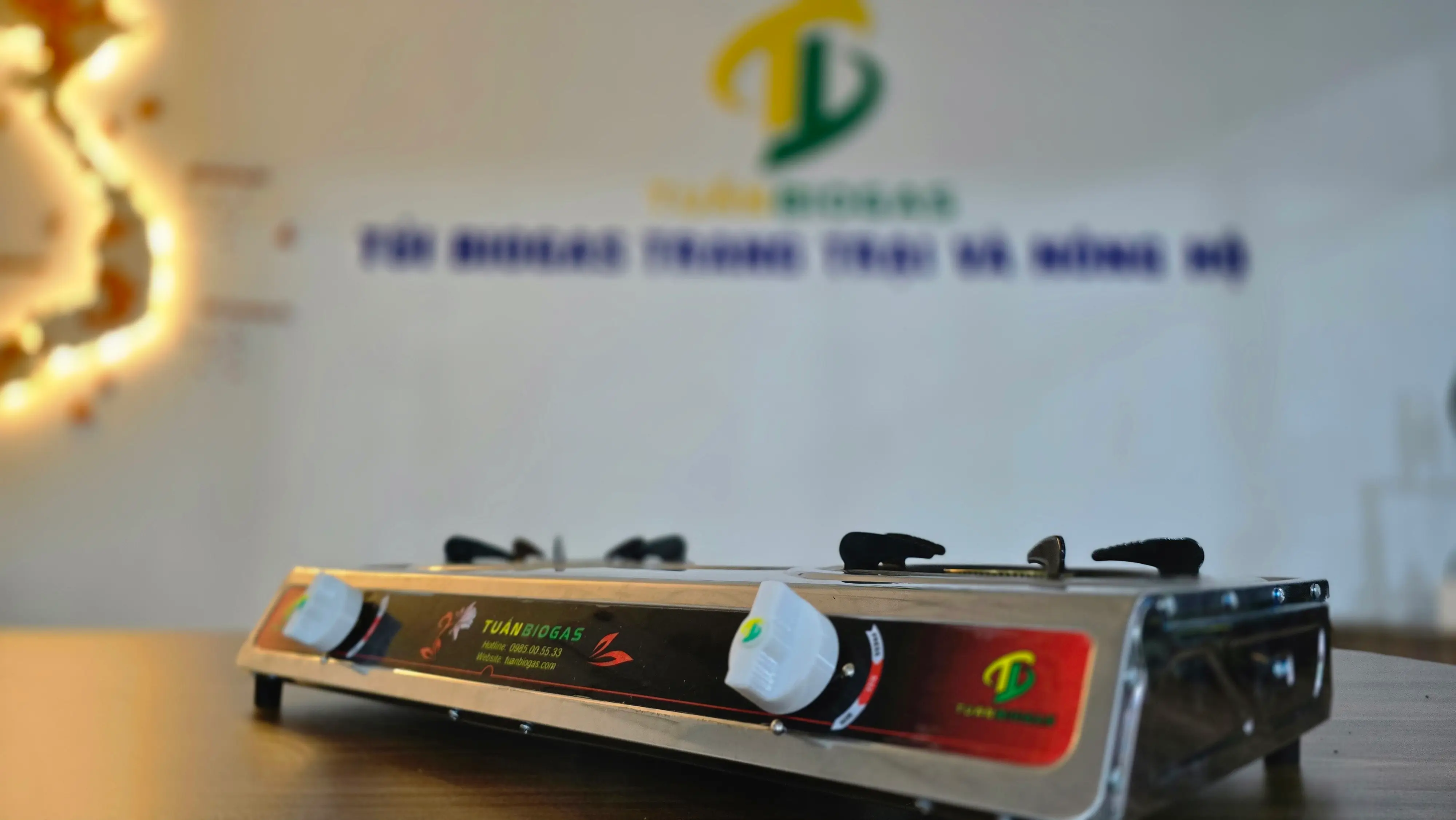 bếp đôi túi biogas tuấn biogas