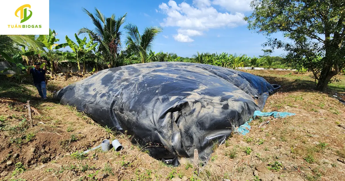 Phiếu cam kết bảo hành 5 năm 1 đổi 1 của công ty Tuấn Biogas gửi kèm theo đơn hàng