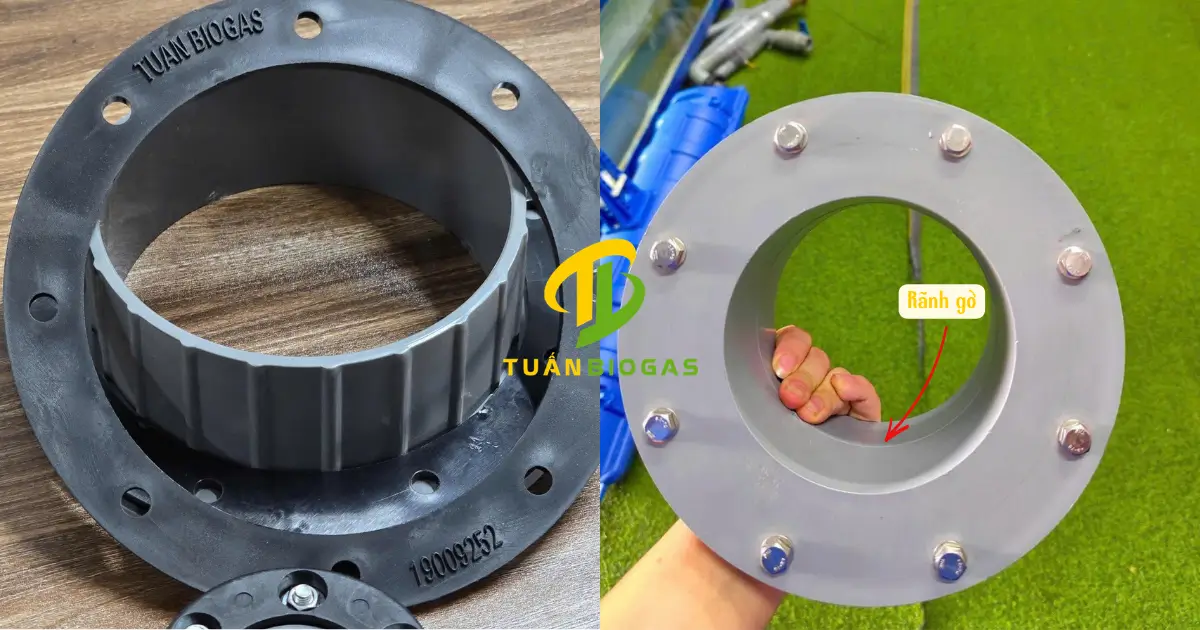 Mặt bích ống nước thông thường mua ngoài chợ bị nứt vỡ cổ nhựa sau thời gian ngắn sử dụng